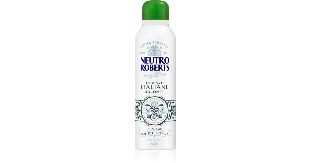 Neutro Roberts Spray deodorant Italiane Dolomiti cu efect de 48 de ore 200 ml
