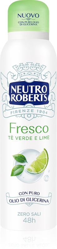 Neutro Roberts Grønn te og lime 48 timers deodorantspray 150 ml