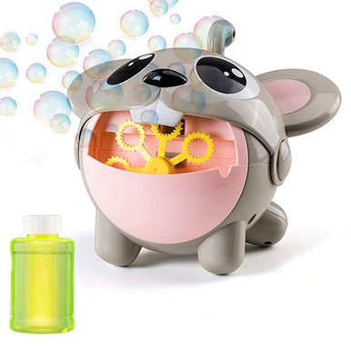 Automatic Bubble Blowing Machine with Bubble Solution + Rechargeable Battery