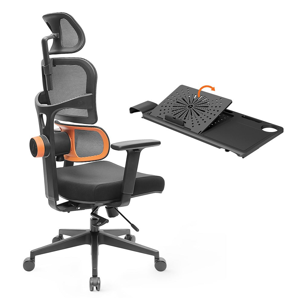 NEWTRAL NT001 Ergonomic Chair + Detachable Workstation Desktop Black