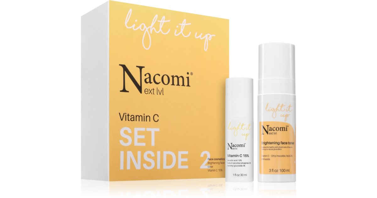 Nacomi Set cadou de vitamina C Next Level 2 piese