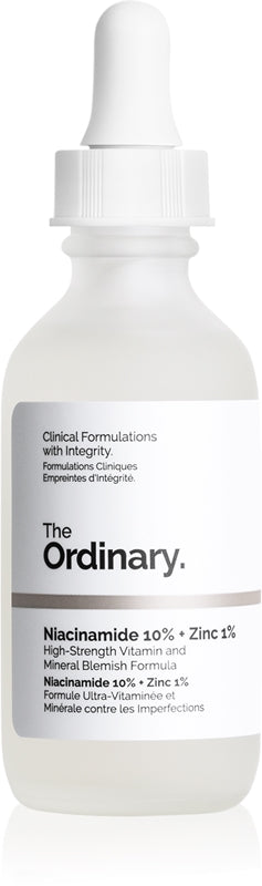 The Ordinary Niacinamid 10% + Sink 1% lysende ansiktsserum 60 ml