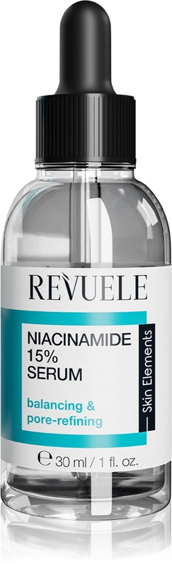 Revuele Niacinamid 15 % utjämnande ansiktsserum för att dra åt porerna och uppnå en matt look 30 ml