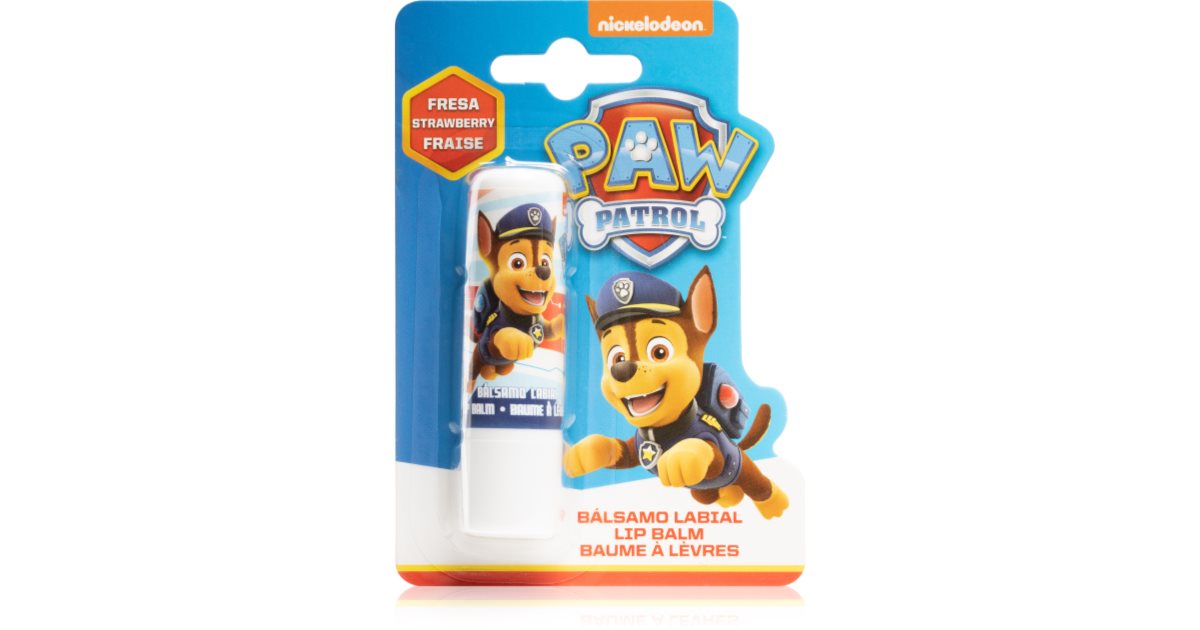 Nickelodeon Paw Patrol Lippenbalsam mit Erdbeergeschmack 4 g