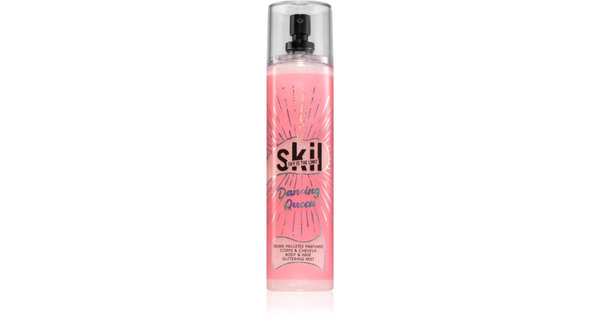 Skil Night Call Dancing Queen Kropps- og hårspray med glitter 250ml