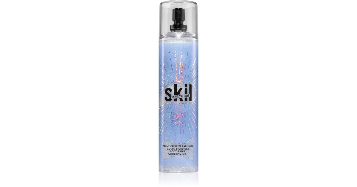 Skil Night Call Night Fever Kropps- og hårspray med glitter 250ml