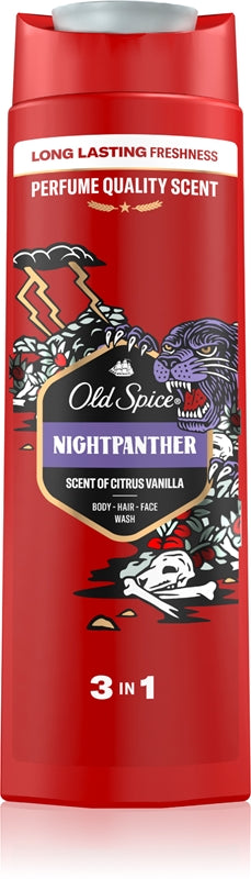 Old Spice Nightpanther dusjsåpe for menn 400 ml