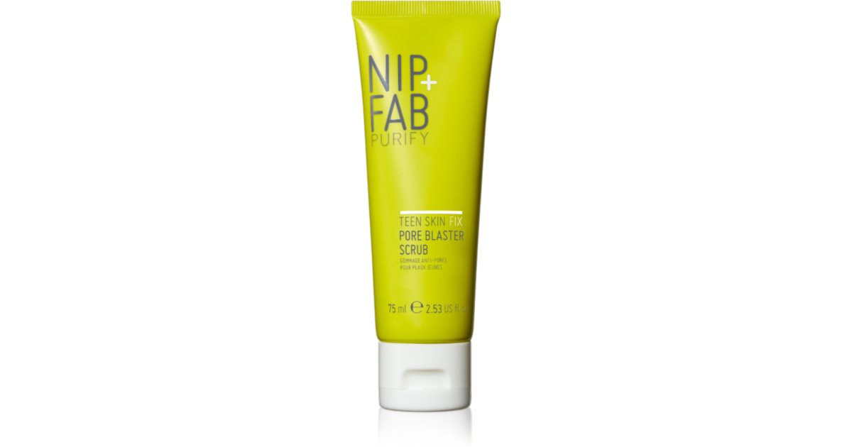 Gommage doux visage NIP+FAB Teen Skin Fix 75 ml