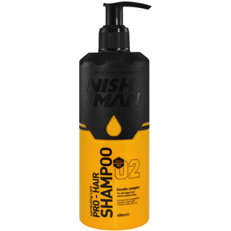 Nishman Correcting Care 02 Szampon Keratin Complex 400 ml
