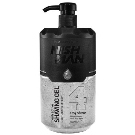 Nishman 4 Fresh Active Easy Shave rakgel 1000ml