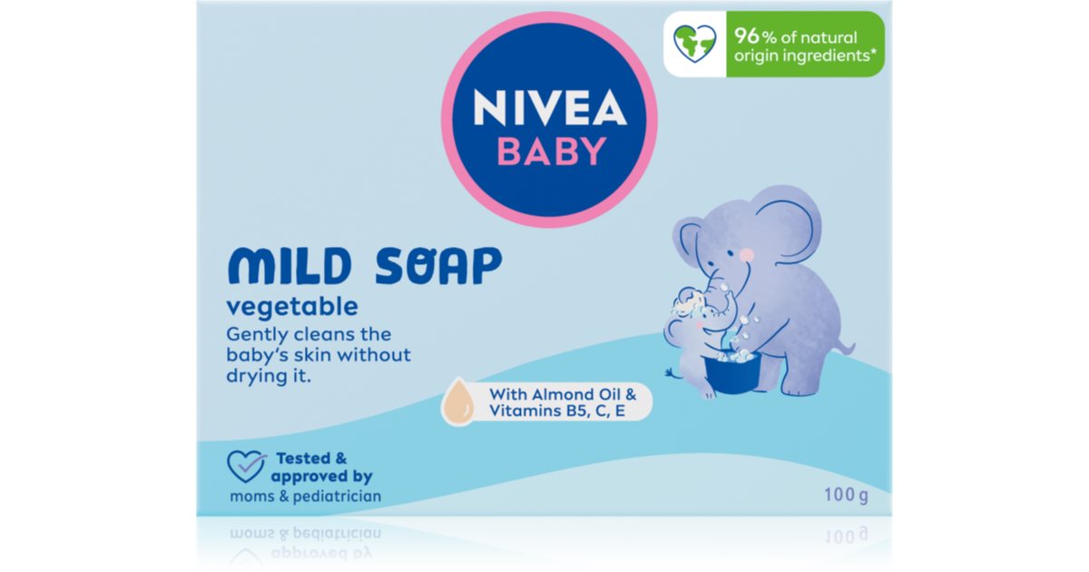 Nivea Mild babysæbe - 100,0 g