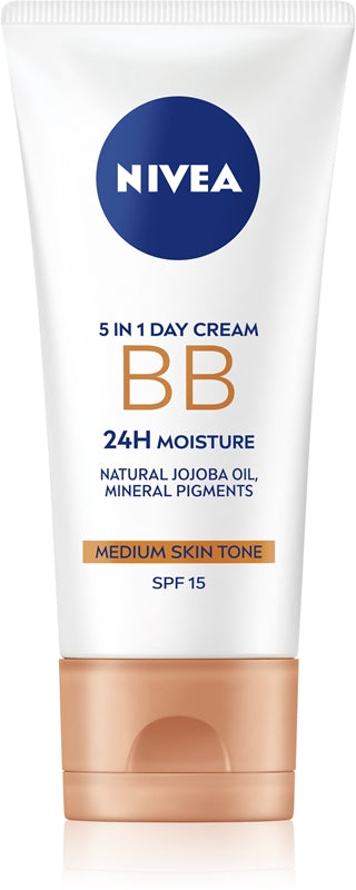 Nivea BB Cream SPF 10 5in1 - 5 in 1 Beauty Moisturizer 50 ml Darker Skin Tones