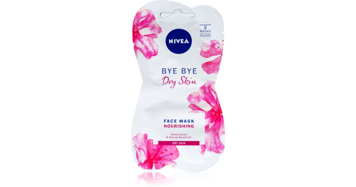 Nivea Bye Bye Nourishing Face Mask for Dry Skin - 15ml
