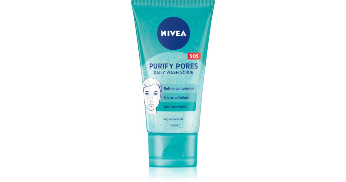 Nivea Gommage Nettoyant Quotidien Clean Plus profond - 150 ml