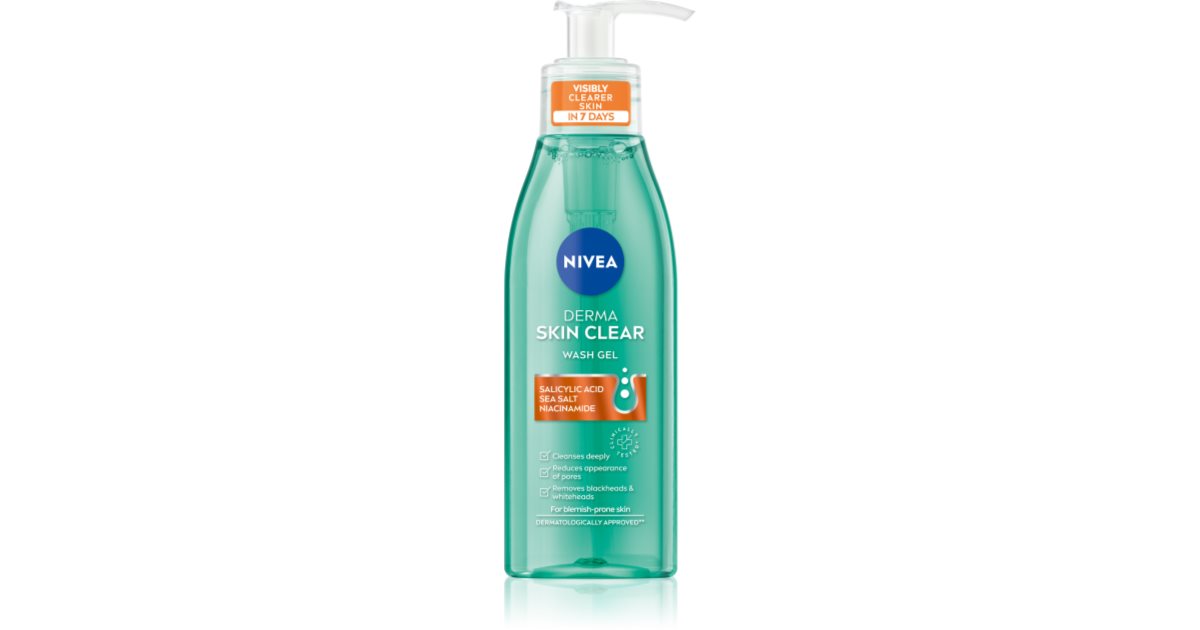 Nivea Derma Skin Gel Cleanser Clear - 150ml