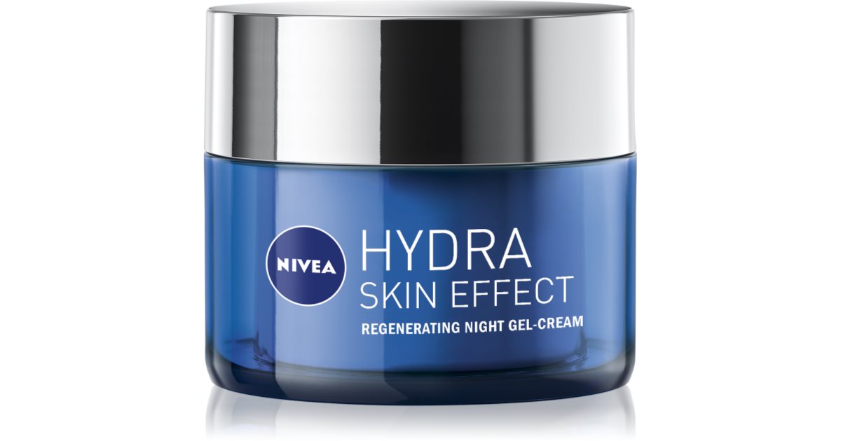 Nivea Hydra Regenerating night gel-krem med hudeffekt - Regenererende natt fuktighetsgivende gel-krem - 50 ml