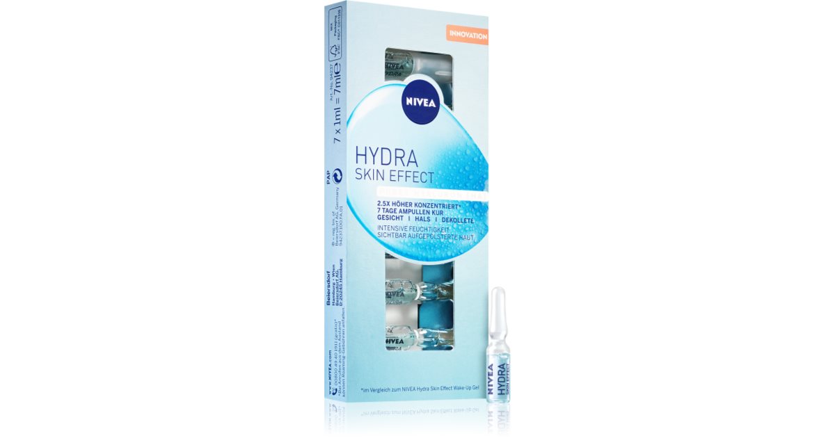 Nivea Hydra Skin Effect - Forfriskende fuktighetsgivende serumbehandling 7 dager - 7ml