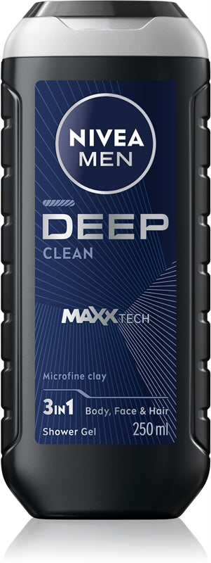 Nivea Dyp Clean Dusjgelé for menn - 250ml