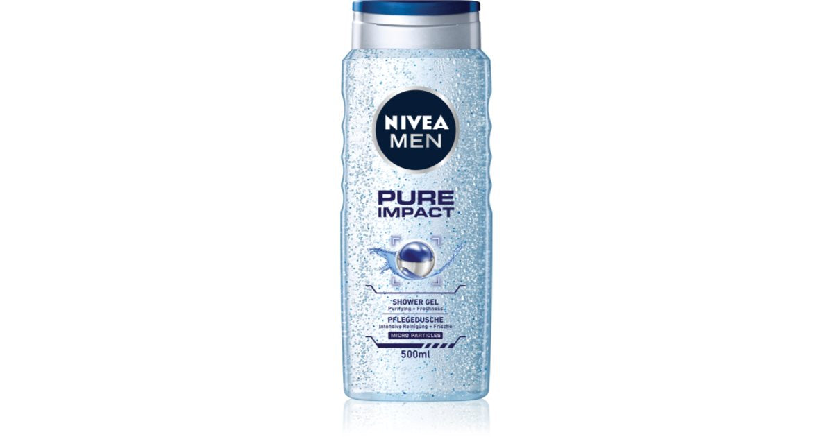 Nivea Pure Impact dusjgelé for menn - 500ml