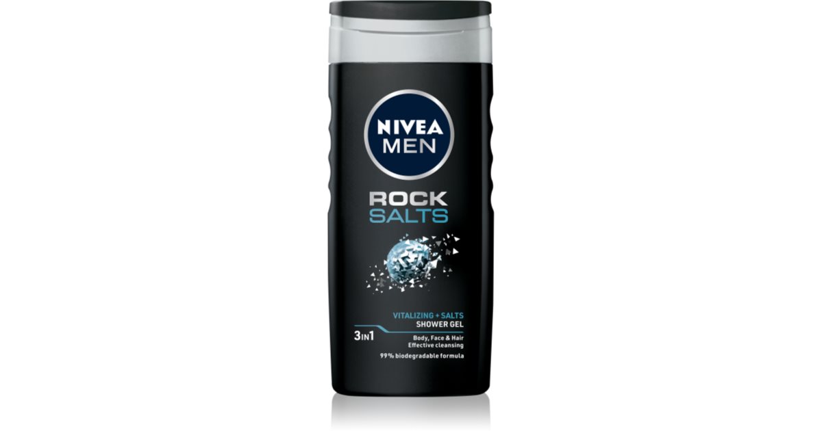Nivea Male Rock Salt duschgel 250ml