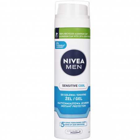 Nivea Men Sensitive Cool Gel - Refreshing shaving gel 200 ml