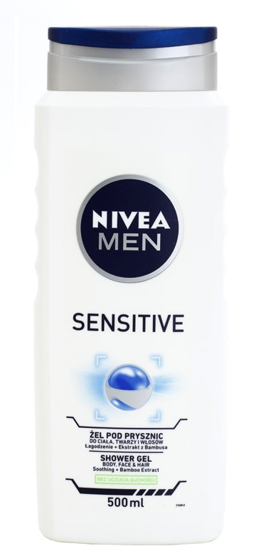 Nivea dusjgelé for menn Sensitive - 500ml