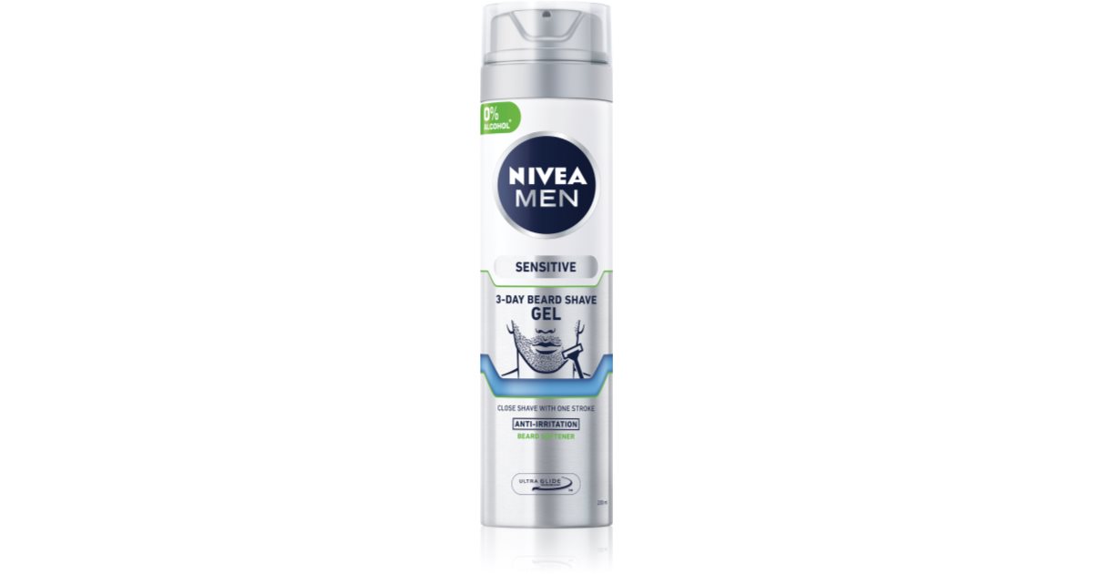 Nivea Beard for Men Sensitive 3 Days - Barbergel - 200ml