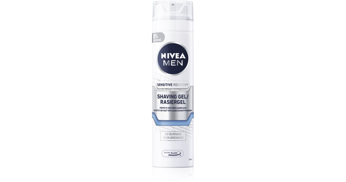 Nivea barbergel for sensitive menn - 200ml