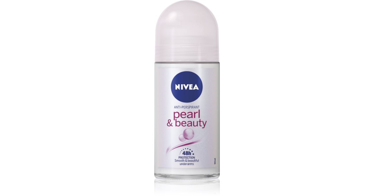 NIVEA Perła i Beauty antyperspirant roll-on dla kobiet 48h 50 ml