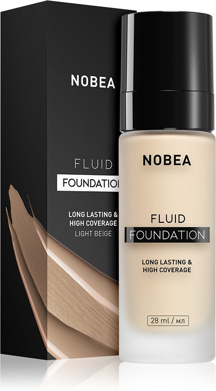 NOBEA Day-to-Day Long-lasting Fluid Foundation Color 01 Light Beige 28 ml