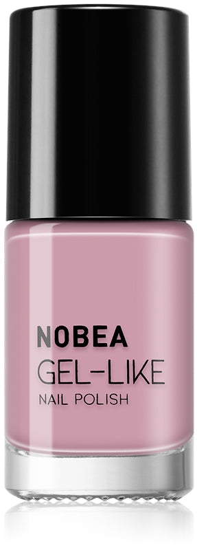 NOBEA Dag-til-dag Gel-lignende neglelakk-geleffektfarge Gammel stil pink #N50 6ml