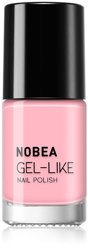 NOBEA Lakier do paznokci Day-to-Day Gel-like żel efekt kolor łososiowy nude #N62 6 ml