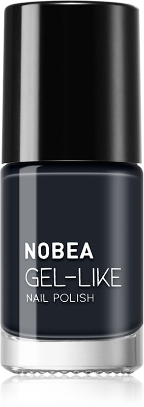 NOBEA Lakier do paznokci Day-to-Day Gel-like żel efekt kolor Blue depths #N19 6 ml