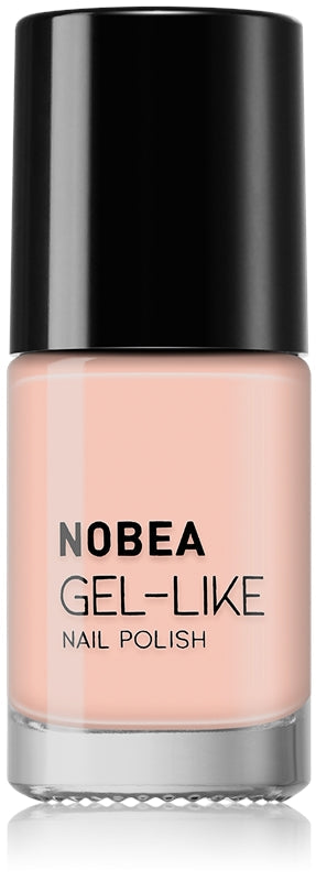 NOBEA Lakier do paznokci żel-podobny Day-to-Day Gel-like kolor żelowy #N72 Nude beżowy 6 ml