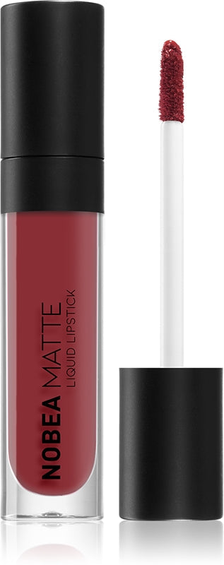 NOBEA Szminka w płynie Day-to-Day Matte Liquid Lipstick Kolor Maroon #M10 7 ml