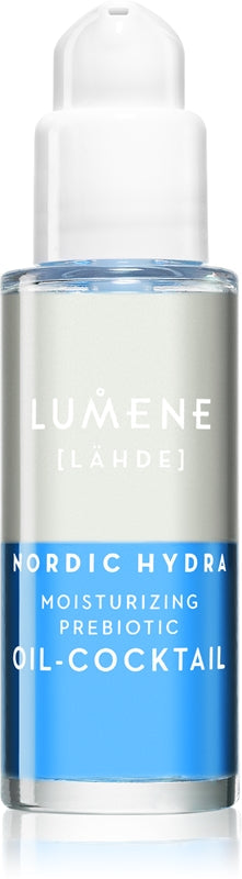Lumene Nordic Hydra [LÄHDE] Prebiotisk Oil-Bifasisk serumcocktail for dehydrert og tørr hud 30 ml
