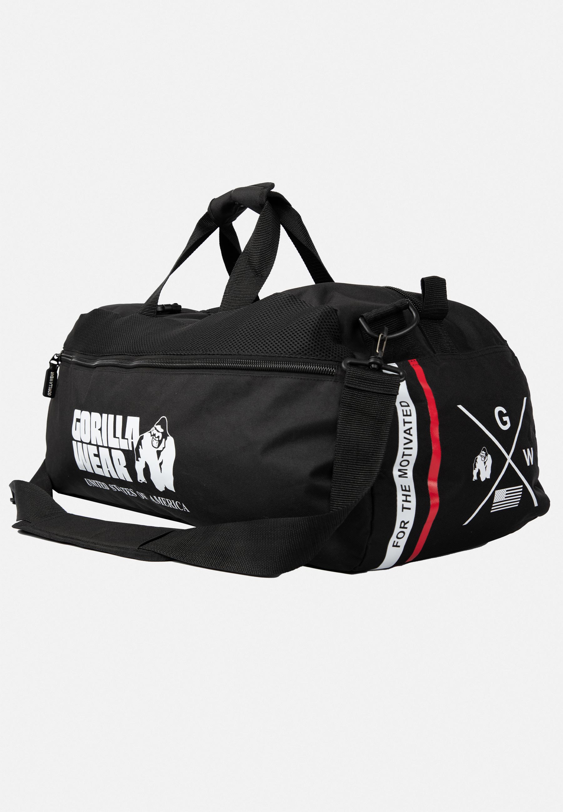 Norris Hybrid Gym Bag-Backpack - Black