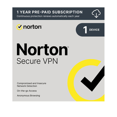 Norton™ Secure VPN Digital Software (1 Device-1 Year)