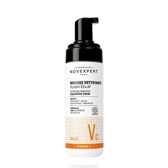 Novexpert Mousse Nettoyante à la Vitamine C Flash Luminosité 150ml