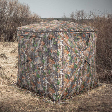 2-3 Person Hunting Blind Portable Pop-up Ground Tent with Carrying Bag