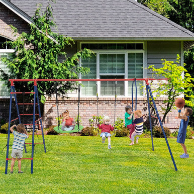 6-in-1 Outdoor Swing Set