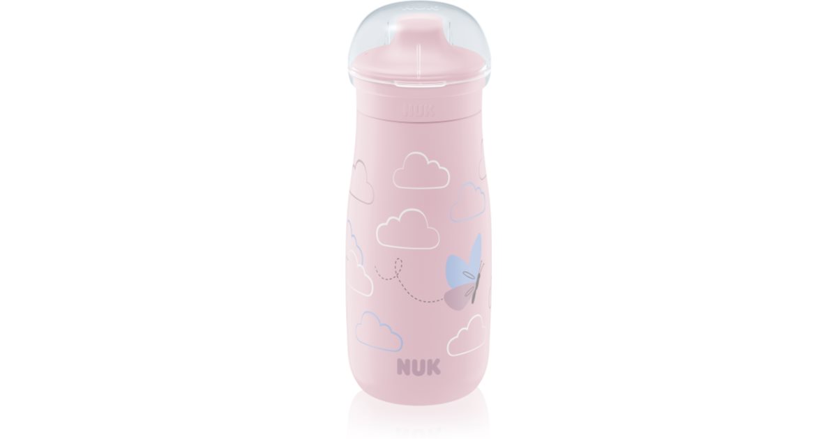 NUK Mini-Me Sip Babyflaske Rosa 9 måneder+ 300ml