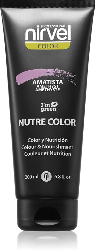 Nirvel Nutre Color närande färgat hårinpackning Amatista 200 ml