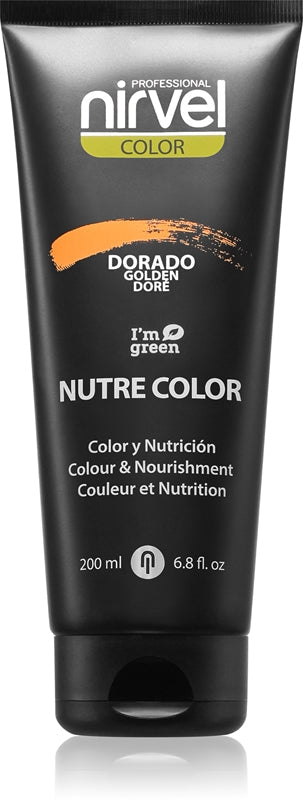 Nirvel Nutre Color närande färgat hårinpackning Color Dorado 200 ml