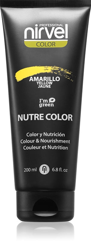 Nirvel Nutre Color närande färgat hårinpackning Amarillo 200 ml