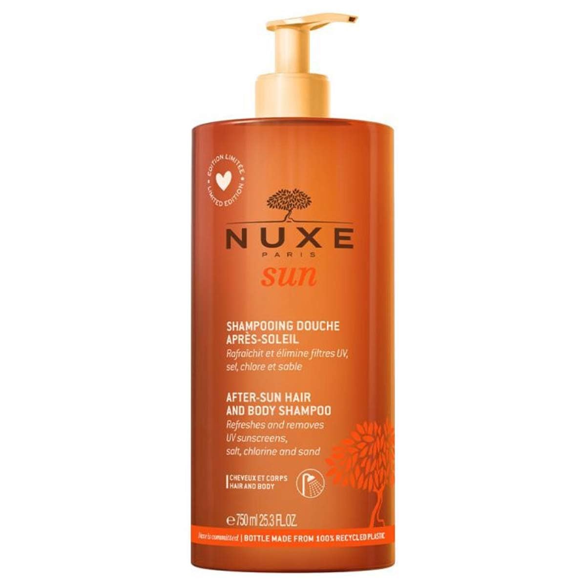 Nuxe, Sun, Shampoo, aftersun cleanser 750 ml