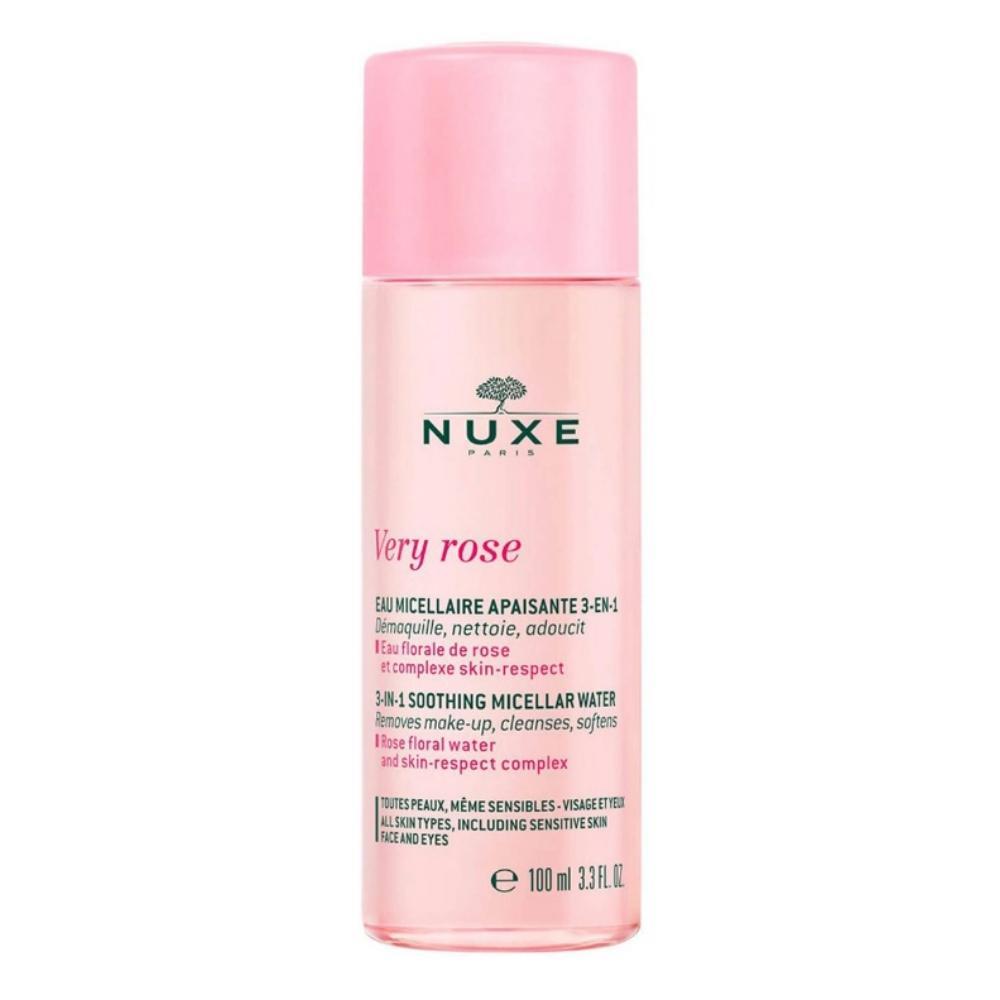 Nuxe, Very Rose, cleanser, micellar water, for sensitive skin, 100 ml