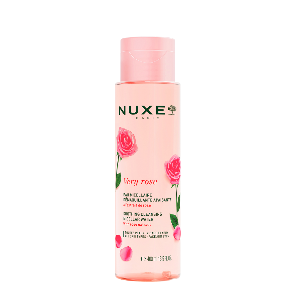 Nuxe, Very Rose, cleanser, micellar water, for all skin types, 400 ml