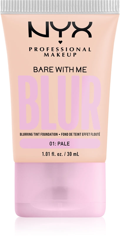 NYX Professional Makeup Bare With Me Blur Hydrating Foundation Color 01 Pale 30ml