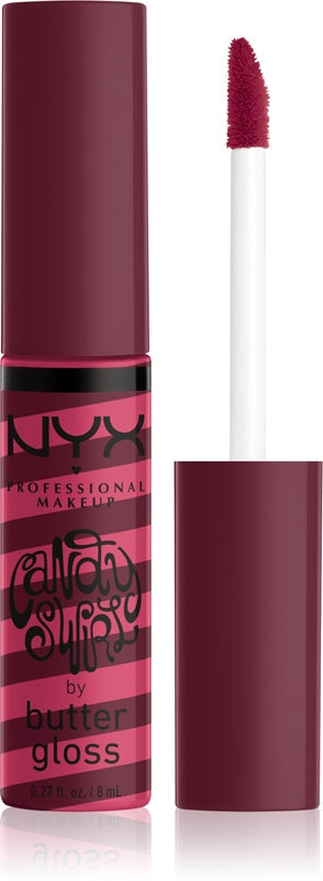NYX Profesjonalne masło do makijażu Gloss Błyszczyk do ust Candy Swirl Kolor 04 Candy Apple 8 ml